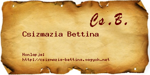 Csizmazia Bettina névjegykártya